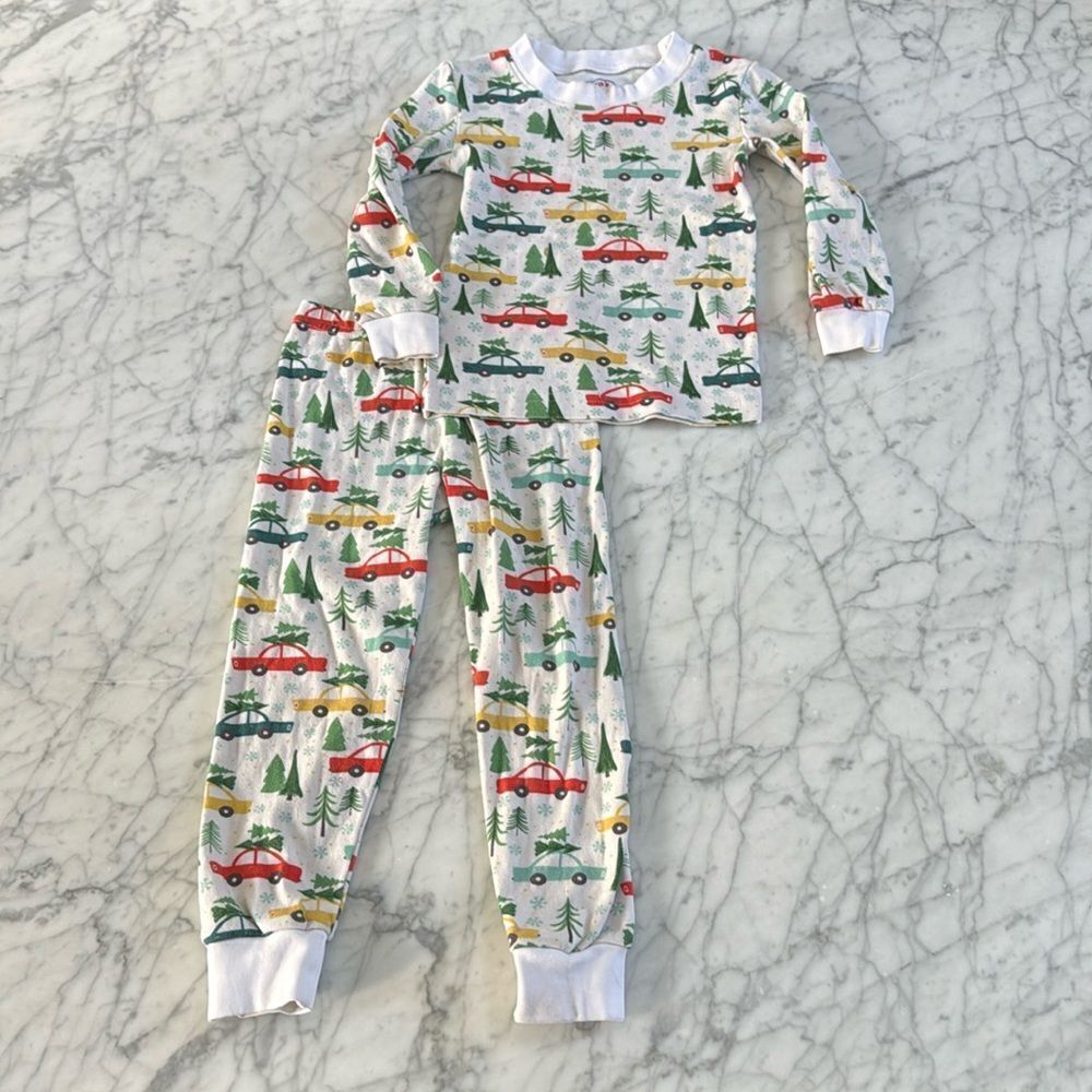 Christmas Pajamas - 4T Car Tree